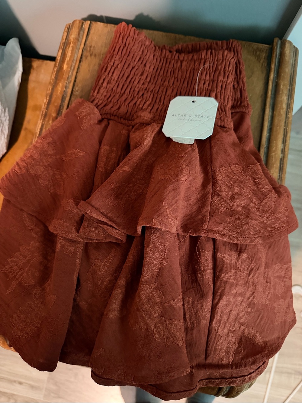 Altar'd State Rust Skirt